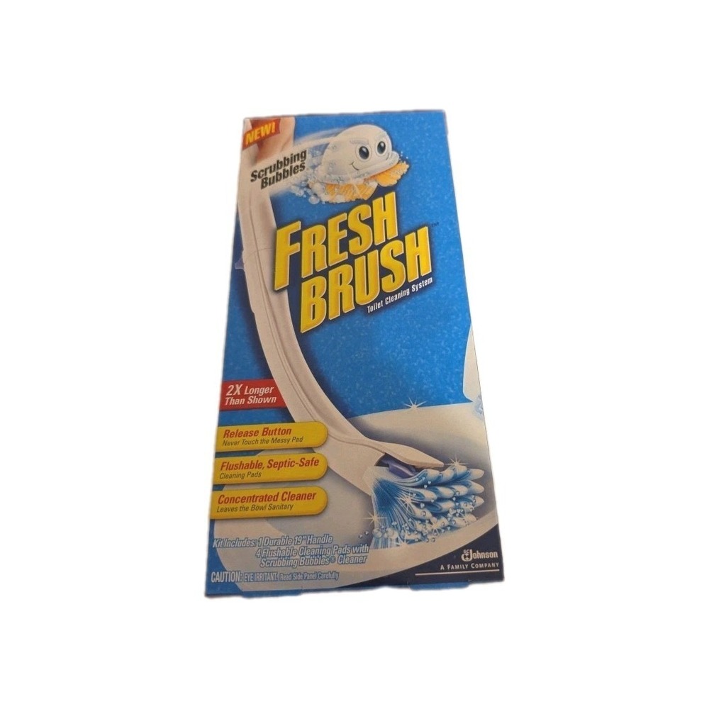 Scrubbing Bubbles Fresh Brush Starter Kit‎ Toilet Cleaning System 2004 Prop  NOS